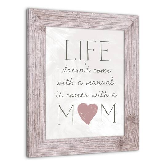Life Comes with a Mom Western Framed Print